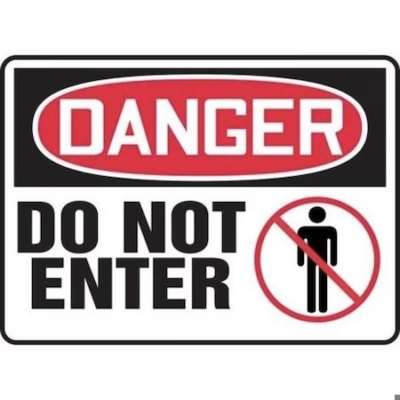 Accuform OSHA DANGER SAFETY SIGN DO NOT MADM019VA MADM019VA